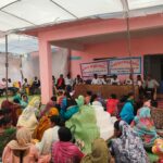 महतारी वंदन सम्मेलन शिविर एवं अंतराष्ट्रीय महिला दिवस शिविर परियोजना कार्यालय तरेगाव जंगल मे आयोजन किया गया