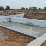 बड़ौदा के 18 लाख के चेकडेम निर्माण में भ्रष्टाचार के आरोप, काम के अंतिम चरण में बनाया सूचना पटल, वो भी लाल ईंट से