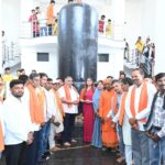 *जानकीवन धाम शिव मंदिर प्राण प्रतिष्ठा में पर्यटन मंत्री राजेश अग्रवाल और पंडरिया विधायक भावना बोहरा ने पूजा कर छत्तीसगढ़ की समृद्धि की कामना की*