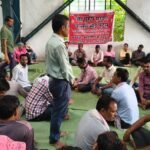 भारतीय मजदूर संघ द्वारा टूल डाउन आंदोलन का प्रथम दिवस, मांगें नहीं मानी गईं तो आने वाले दिनों में चक्का जाम की चेतावनी