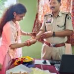 अभाविप की बहनों ने सैनिक जवानों एवं पुलिसकर्मियों को बांधी राखी