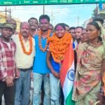 जूनियर एशिया कप विजेता गीता यादव का कवर्धा में भव्य स्वागत, बाजे-गाजे के साथ निकली अभिनंदन रैली